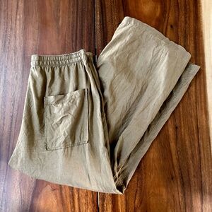 Linen Tahari  Wide Leg Pants